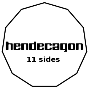 hendecagon 11 sides