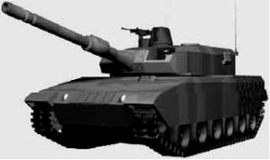 Japanese Army TKX 44 ton tank