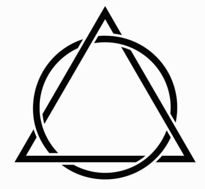 Triangle circle symbol bmw #2