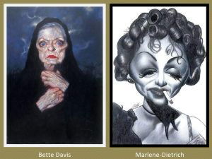 Bette Davis and Marlene Dietrich