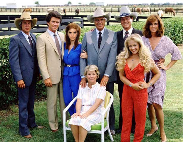 The cast of hit tv series Dallas