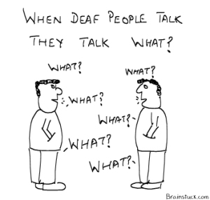 deaf people talk what