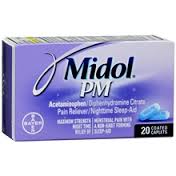 Midol PMS relief tablets